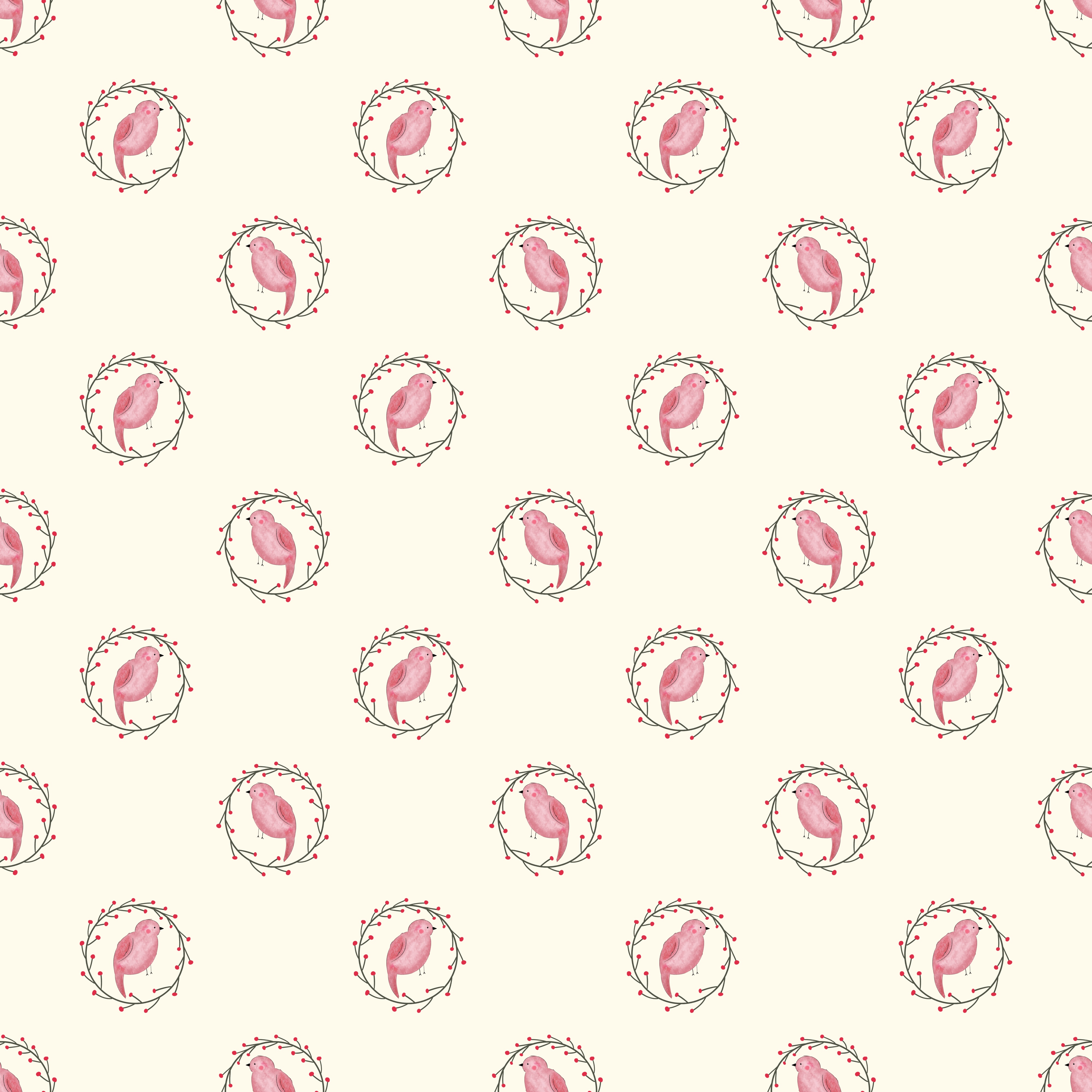 IMG 6952 — coordinate pattern from the Deers and birds collection
