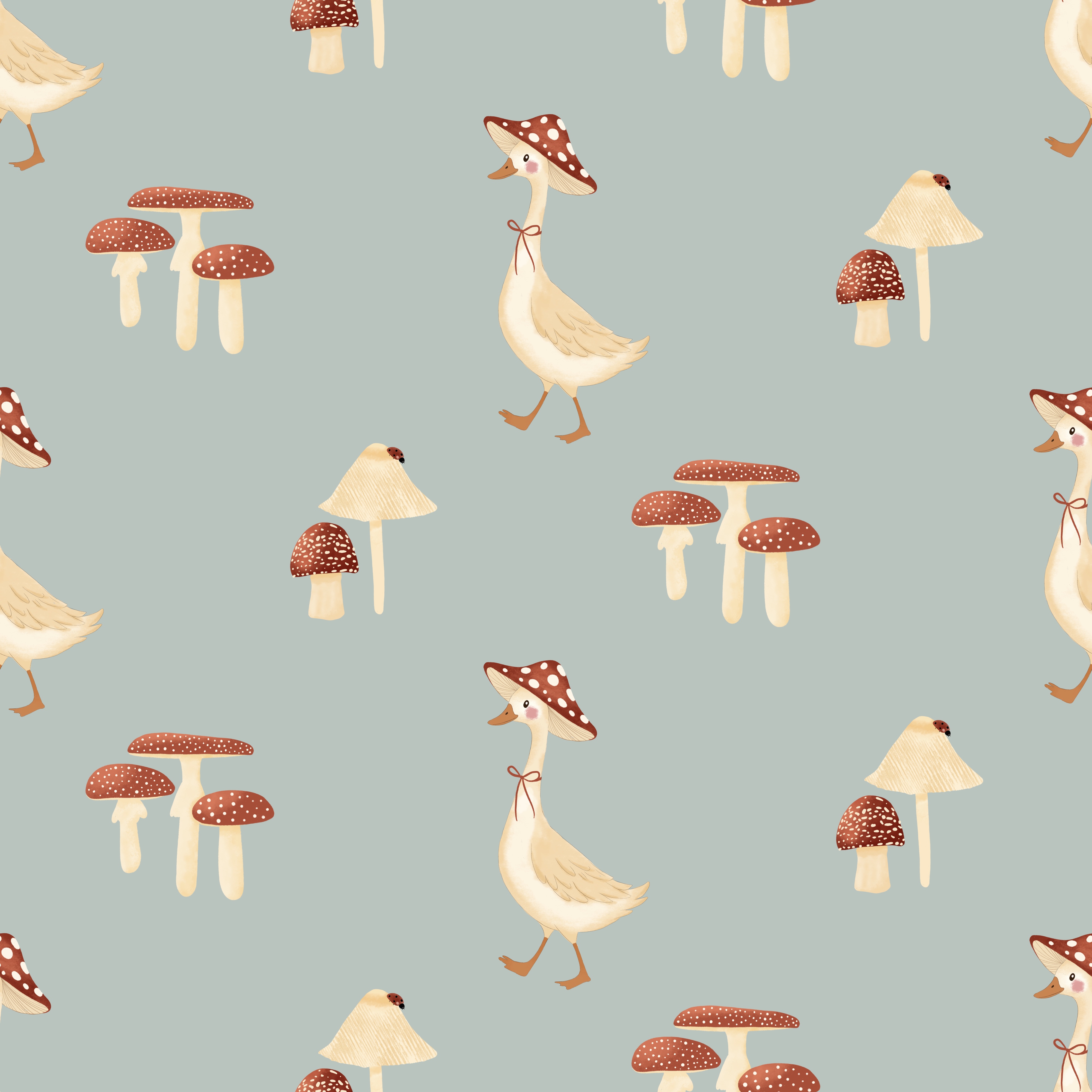 IMG 6930 — pattern from the Whimsical mashrooms collection
